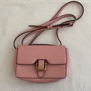 J. Crew pink crossbody bag